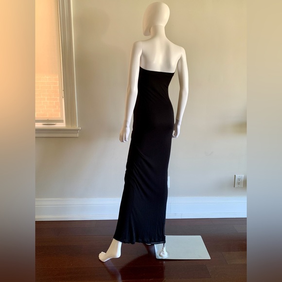Vintage BCBG Max Azaria Strapless Gown in Black - Picture 5 of 9